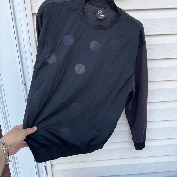 ALEXANDER MCQUEEN BLACK HIDDEN SEQUINS SWEATSHIRT-L - Picture 12 of 12